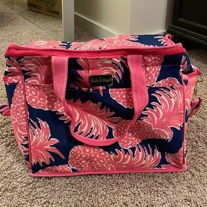 Lilly Pulitzer Beach Cooler Bag Pineapple Print